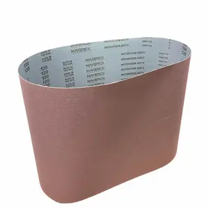 Maverick Abrasives | Drum Sander Replacement Conveyor Feed Belt- Heavy-Duty Sanding Machine Feeder Belt - 120 Grit Traction Belt - Heavy Duty Polyester Cloth - Bi-Directional - Cost-Effective OEM Alternative - For Drum Sanders