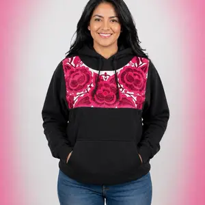 Sudadera bordada  - Artesanal Hoodie – Comfort Meets Color  Cozy, colorful, and one of a kind  This handmade hoodie features vibrant Mexican floral embroidery, crafted by skilled artisans sudadera made in mexico - hecho en México hecho a mano