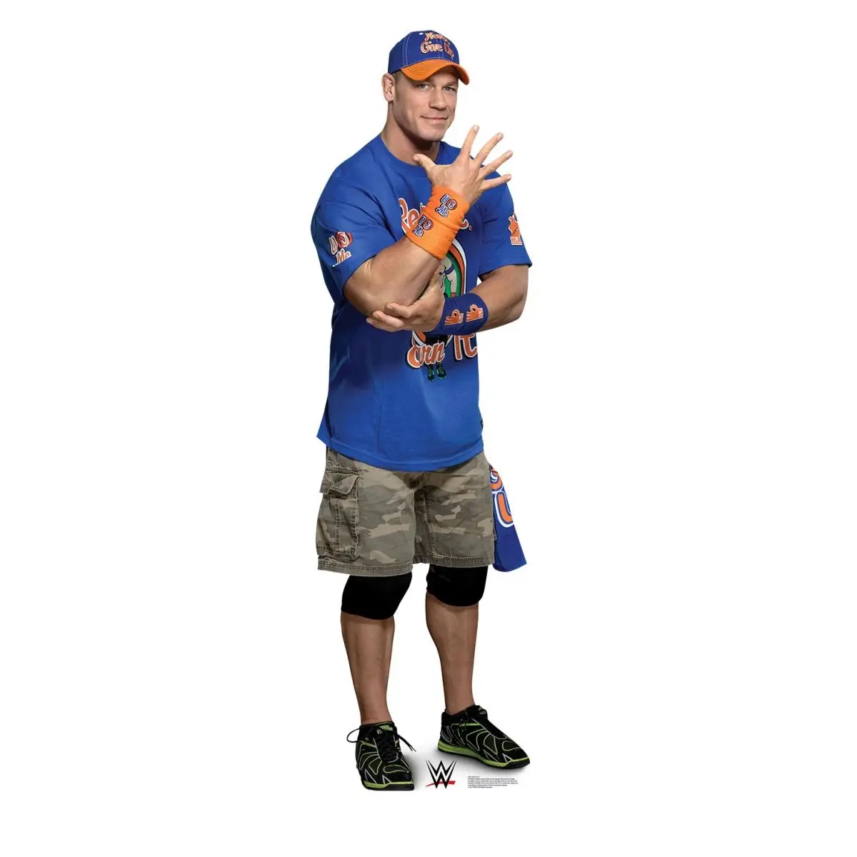 212 MAIN Life-Size WWE John Cena Cardboard Cutout, 74x21 in Standup Cutout Design, Home Decor Item for Home Supplies & Decorating