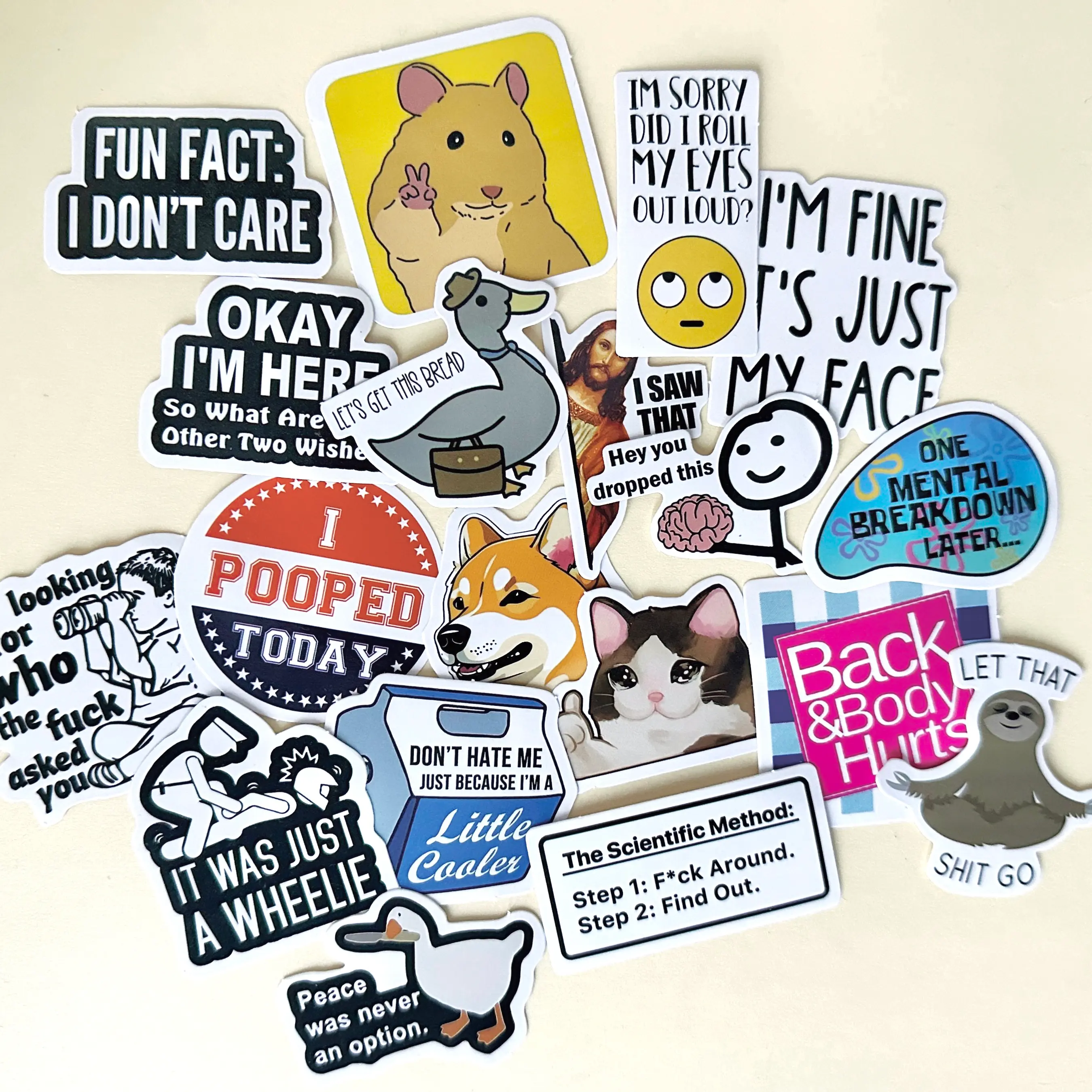130 PCS Funny Book Stickers for,Holographic Book Stickers, Waterproof Vinyl Decals for Books, Laptop, Water Bottle, Journal, Reading Glitter Sticker Pack backtoschoolshopping