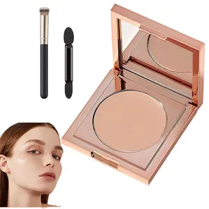 Colored Clay Undereye Corrector, Under Eye Color Corrector Concealer with Brush, Natural Brightening Long Lasting Makeup Base, Flawless Color Correcting Concealer for Dark Circles