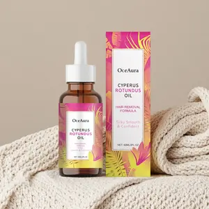 Oceaura Hair Removal Care Oil 60ML, Hair Removal Product, Gentle Skin Nourishment & Cleansing, Contains Tea Tree & Jojoba Oils, Reduces Hair Growth, Body Hair Remover