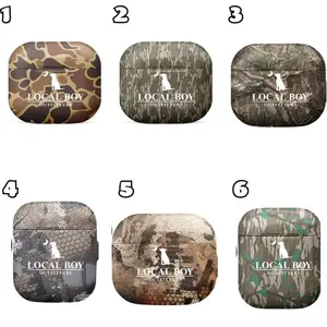 <SHIP FROM US> L0cal B0y Camo AirPods Case, Old School Duck Hunting & Bottomland Mossy Oak Camouflage, Protection Cover for AirPods 1 2 3 4, Airpods Pro 1 2 3