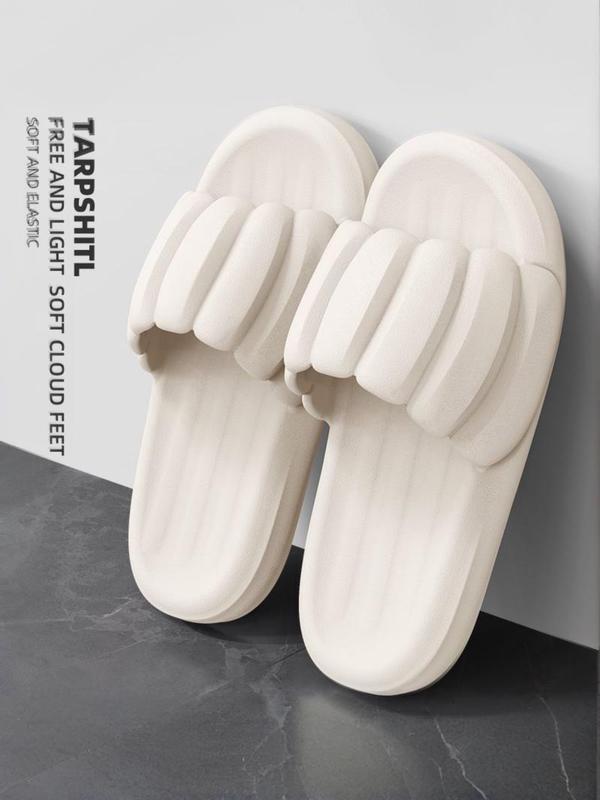 Women's Eva Flat Non-Slip Bath Slippers, Soft Indoor Outdoor Casual Shoes, Unisex Comfortable Home Footwear, Simple Style, Soft Sole Slippers, Lightweight Slippers