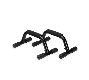 Sturdy Push-up Bars, Black, Pair, Adjustable Design for Effective Use