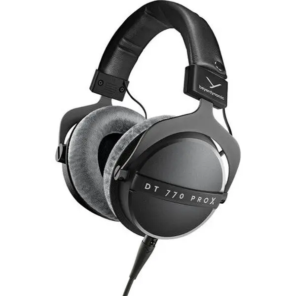Beyerdynamic DT 770 PRO X Over-Ear Closed-Back Studio Headphones, Legend Audio Gear with Detachable Cable and Secure Connector