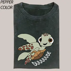 Squirt Tahirt, Finding Nemo Shirt, Finding Dory Shirt, Squirts Snorkeling Cotton Top Womenswear Women Casual Crewneck