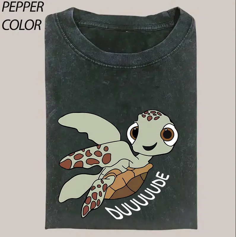 Squirt Tahirt, Finding Nemo Shirt, Finding Dory Shirt, Squirts Snorkeling Cotton Top Womenswear Women Casual Crewneck