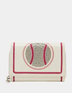 Betsey Johnson Grand Slam Wallet On Chain Cream