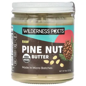 Wilderness Poets Raw Pine Nut Butter, 8 oz (227 g)