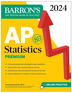 USED-AP Statistics Premium, 2024: 9 Practice Tests + Comprehensive Review + Online Practice by Sternstein, Martin, PH. D. (Paperback)