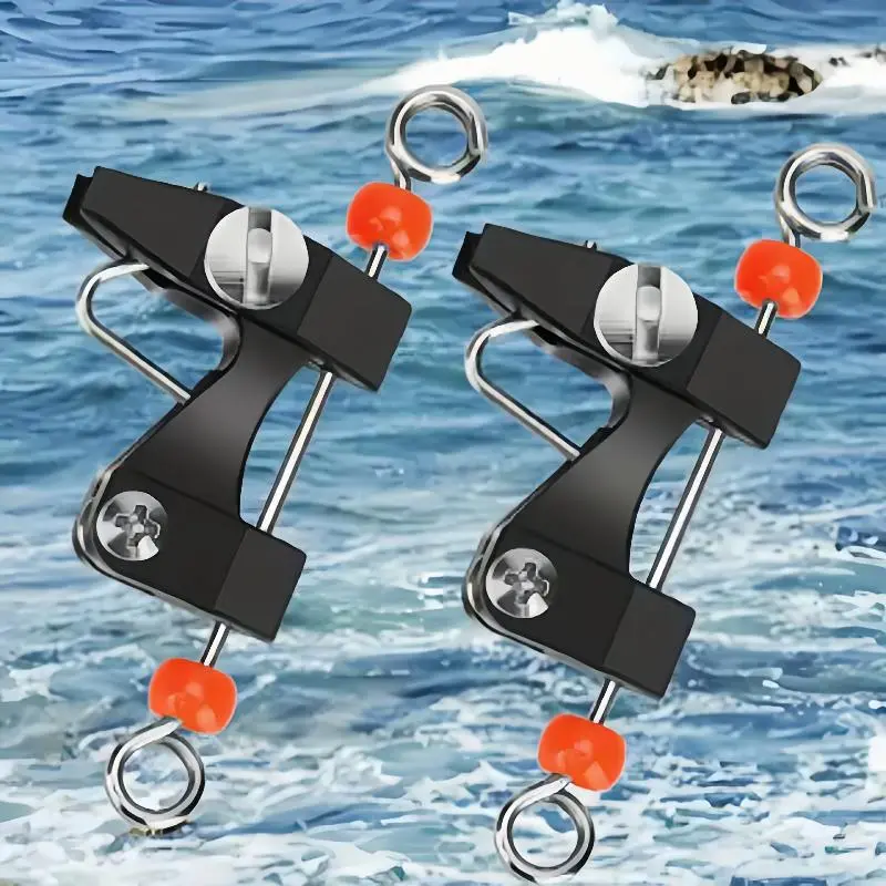 Downrigger Release Clips, 2 Counts Adjustable Outrigger Line Clip, Heavy Tension Snap Release Clips, Fishing Accessories for Outdoor