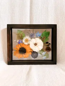 Custom Pressed Bouquet Recreation 8X10
