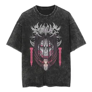 Attack on Titan Washed Tee, Survey Corps Anime Graphic Tee, Eren Yeager Mikasa Ackerman Levi Ackerman Shirt, Vintage Washed Shirt, Manga Lover Gift Top Top