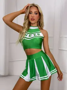 Women's Costume (no Underwire/dress), Sexy Comfortable Tempting 3/4 Cup High Support, Romantic Schoolgirl Cheerleader