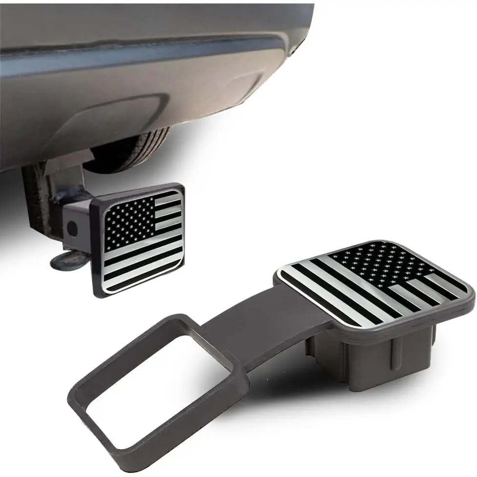 Fits for 2-inch Hitch Cover, Trailer Hitch Cover Tube Plug Insert, Car Exterior Accessories, Receiver Tube Hitch Plug
