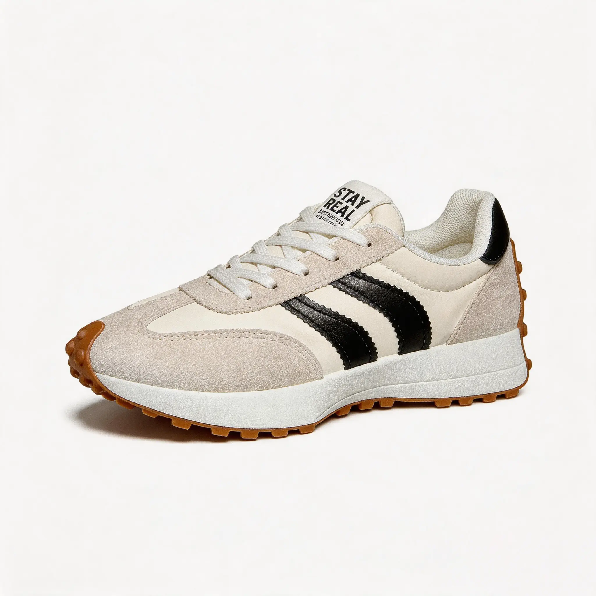 Women's Retro Forrest Gump Running Shoes - Soft Cushioned Platform, Breathable Color Block, Non-Slip Rebound Sneakers for Women, Lightweight Breathable Casual Trainers Ideal for Commute, Daily Walking, Breathable Shoes