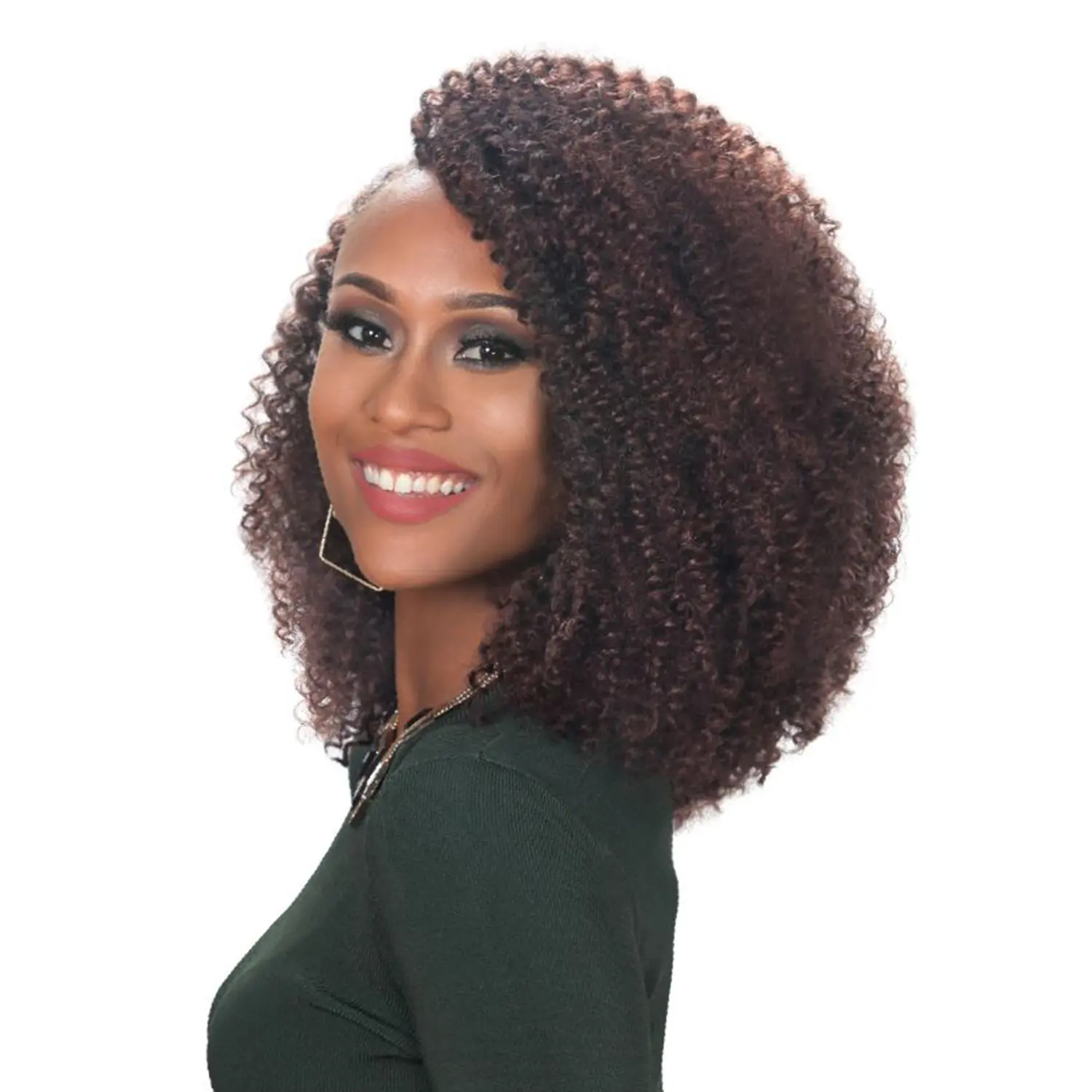 Zury V8.9.10 Bohemian Synthetic Crochet Braids, 100% Hand Braided Boho Hair Extensions with Natural Texture, 8-10 Inch V-Shape Layers, Boho Braids, 8+9+10 Inch