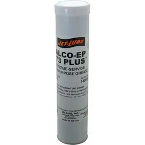 Jet-Lube Red Aluminum Extreme Pressure Grease, NLGI 2, 14 oz Cartridge, max 450°F, 37750 – for Cycling & Outdoor Leisure Equipment