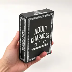 Adult Charades Board Game Cards, Party Interaction Guessing Game, Friend Gathering Entertainment Cards, Tabletop Games