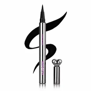 Flawless Waterproof Eyeliner & Lipliner Set, 1.7mm Ultra-Fine Tip, Smudge-Proof, Sweat-Resistant, Quick-Dry Smooth Glide Ink, Long-Lasting No Fading, Semi-Permanent Matte Finish, Small Luxe Glitter Tattoo Love Gift for Outdoor Use Cosmetic Makeup