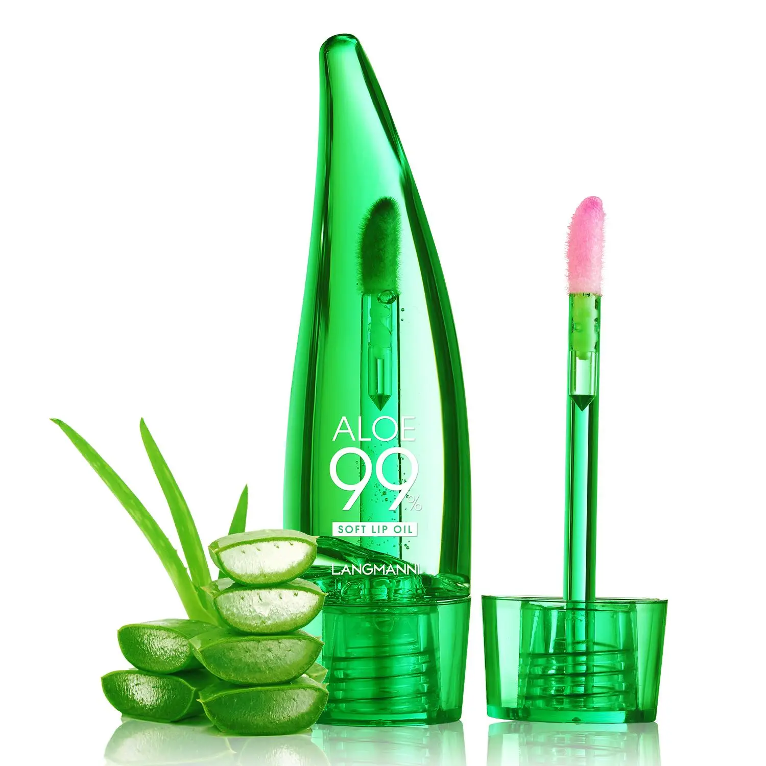 Aloe Vera Lip Oil, Long Lasting Moisturizing Lip Gloss, Natural Color Changing Lip Oil, Hydrating Lip Balm, Plumping Lip Oil Lip Stick, Lip Kit Sets L