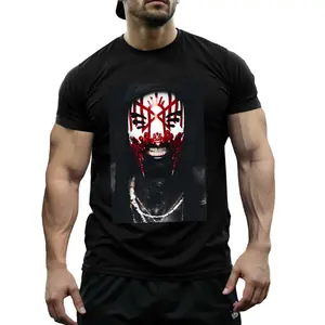 Sleep Token Vessel Mens Official Licensed Graphic T-Shirt - Heavy Duty Crewneck Rock Band Merch with Bold Red Eyes Face Paint Design - Black Music Tee for Concerts Casual Wear All Season Gift