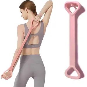 8 ResistanceFigure  Band, Elastic Band, Stretch Bands, for Arm,Shoulder, Back,Leg Stretching, Upper Body Workout Equipment, Portable Home Office Elastic Ropes for Yoga, Pilates