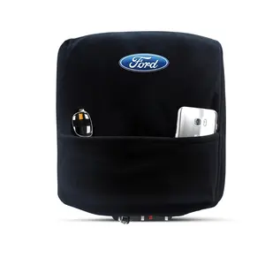Center Console Cover for Ford F-150 & F-250 (2021-2022) – Soft, Durable Console Lid Protector for Bucket Seat Models – Black