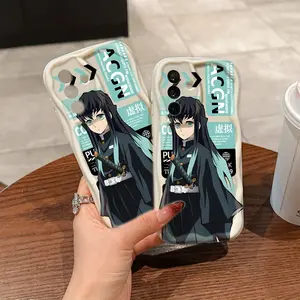 Anime Demons Slayer Phone Case for Samsung Galaxy a Series, Anti-Drop Soft Tpu Back Cover, Durable Protection for 4g & 5g Models