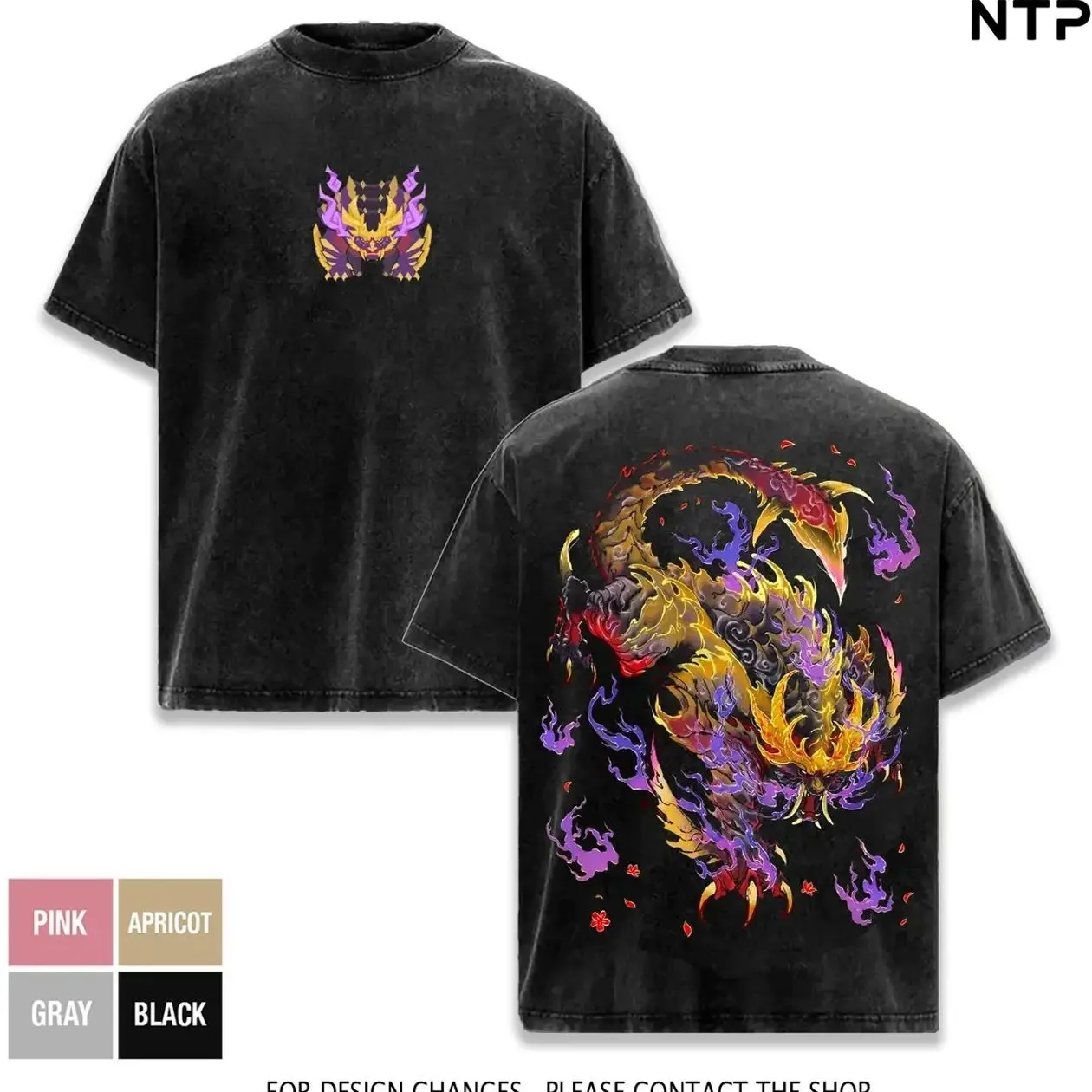 Collection Vintage Edition Magnamalo / Mizutsune - Monster Hunter Unisex Comfort Colors T-shirt, Action RPG Gaming Apparel, Game Shirt, Video Game Clothes, Boy Merch, Gift For Him, Gift For Her, Cotton Crewneck Top Clothes Streetwear FX1