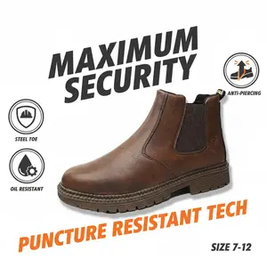 HVAC Contractor Splash-proof Smash-proof Puncture-proof Breathable Safety Shoes Unisex Chef Work Shoe Waterproof Anti-slip Durable Outdoor Comfortable Sneakers Men Women Footwear Electrician Heavy Duty Protective Work Boots Plumbing Safety Pro Gear