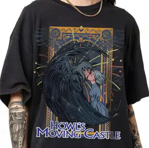 Howl's Moving Castle Sweatshirt, Ghibli Gift, Studio Ghibli Sweatshirt, Sophie And Howl, Anime Lover