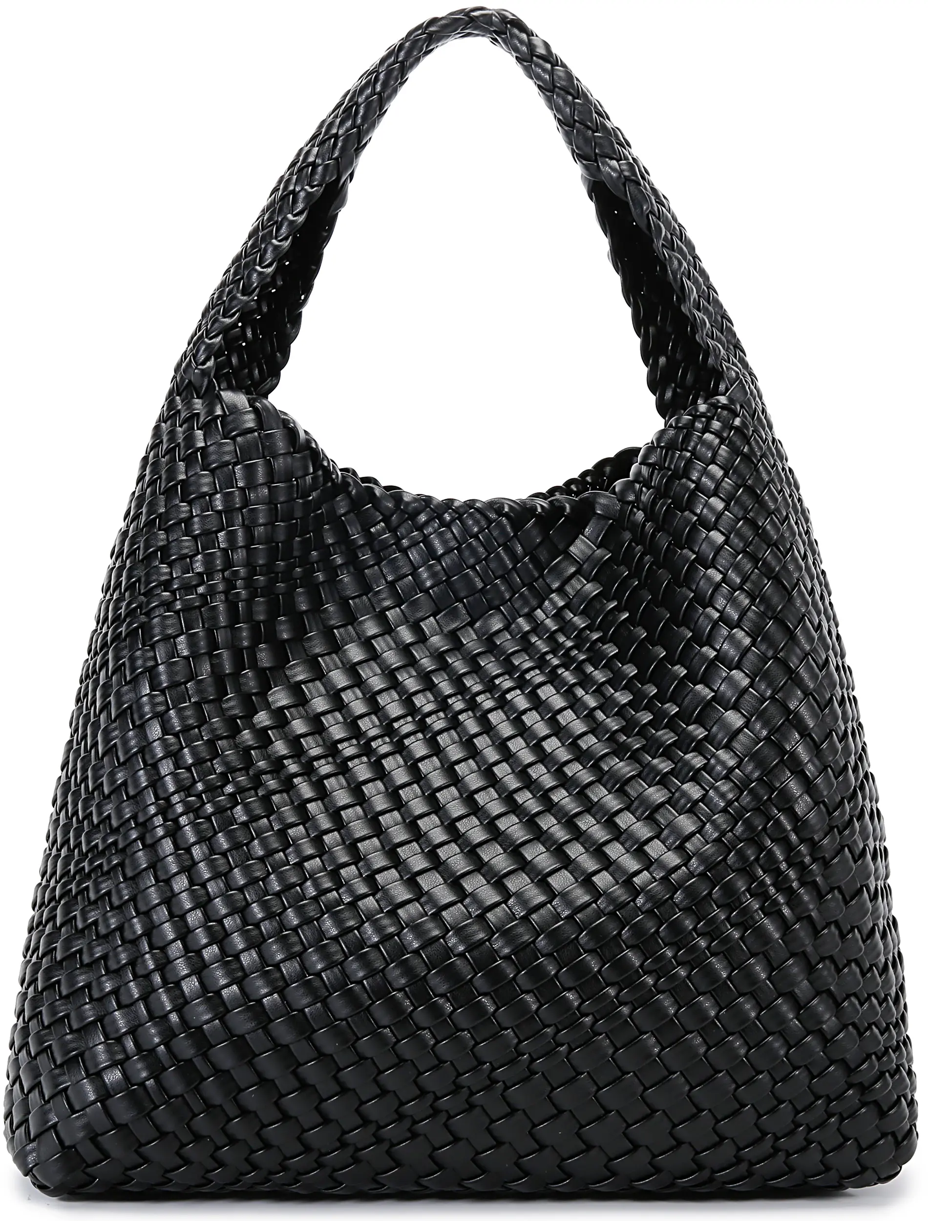 Fashion Woven Purse for Women Top-handle Shoulder Bag Soft Summer Hobo    tote bags