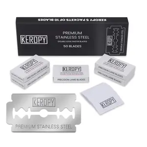 Keropy 50 Count Premium Razor Blades Keropy 50 Count Premium Razor Blades