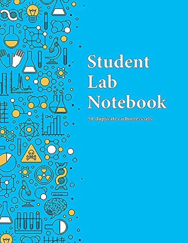 USED Book - Student Lab Notebook (50 duplicate page sets): perforated carbonless sheets with smooth coil spiral binding by XanEdu (Unknown) - english