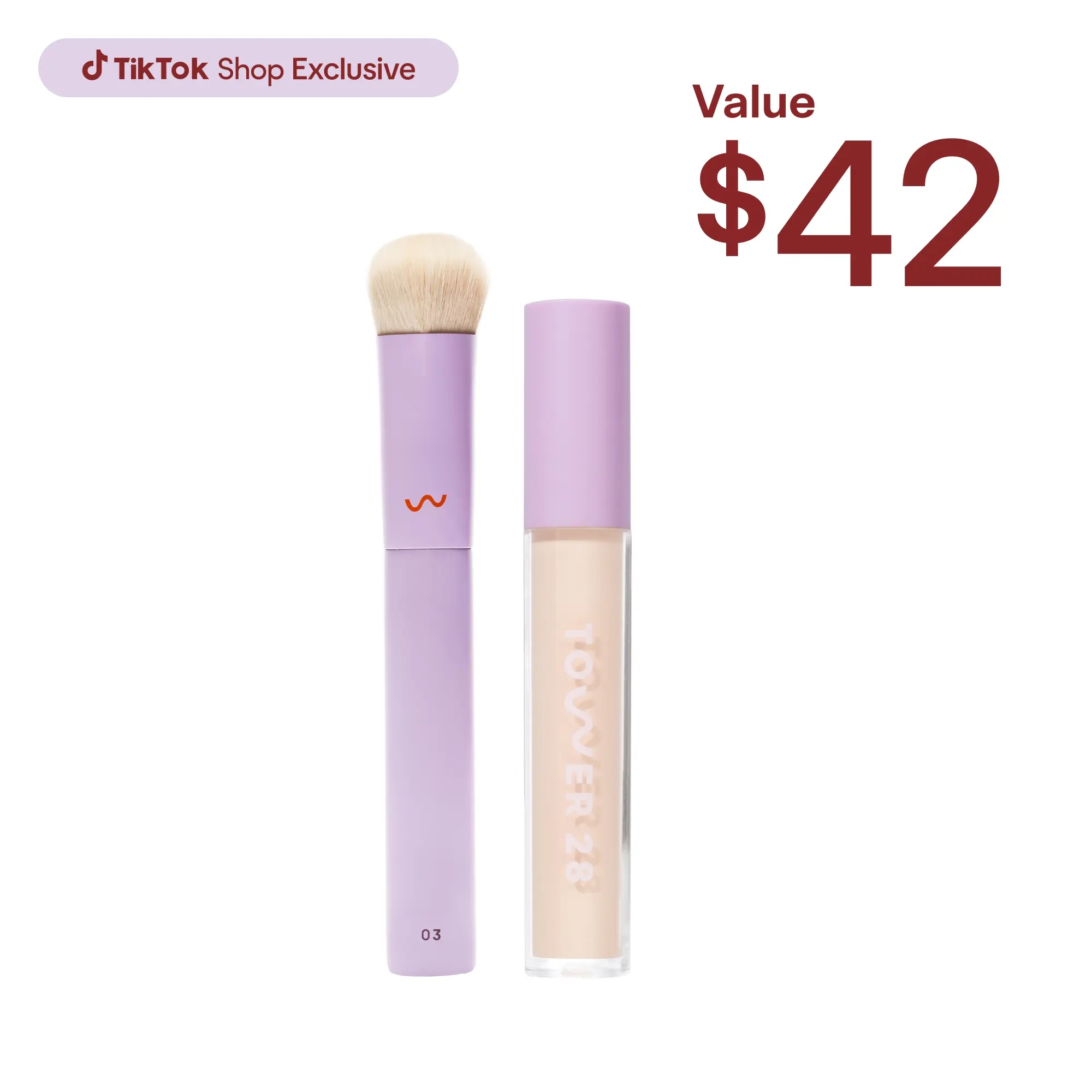 Tower 28 Swipe Concealer & Brush DUO
