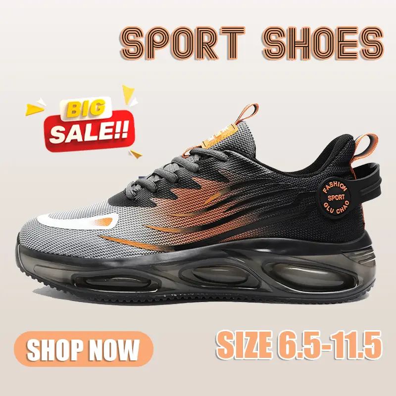 Men's Athletic Braid-Detail Mesh Upper Casual Trainers - Low-Top, Breathable Antimicrobial Spandex Fabric Footwear, Flexible Rubber Sole, Foldable for Walking, Training, All Seasons