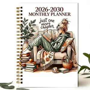 2026-2030 Monthly Calendar - From January 2026 to December 2030, 5-year monthly calendar, themed cover design, for women, annual calendar planning, month labels, 60-month calendar, 5.5 inches x 8.3 inches, Spiral Bound Planner