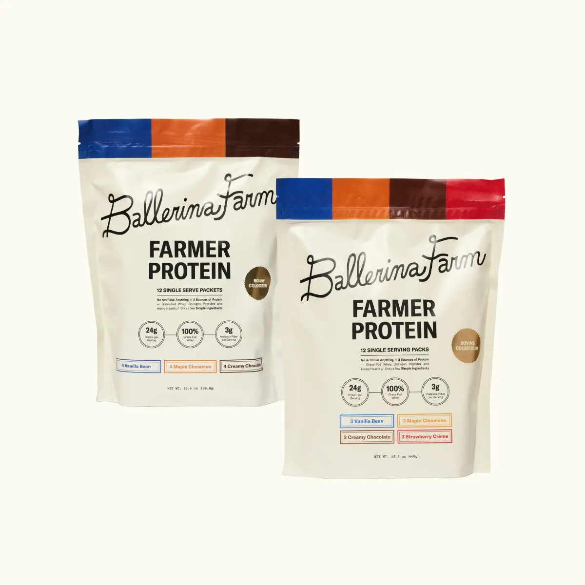 Farmer Protein Powder Variety Pack - 4 Flavor and 3 Flavor Option Farmer Protein Powder Variety Pack - 4 Flavor and 3 Flavor Option