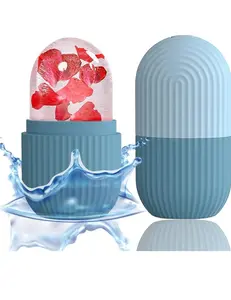 Ice Face Roller – Silicone Face Massager & Facial Ice Roller for Puffiness, Skin Glow & Skincare Therapy