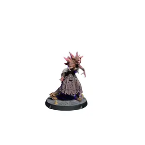 Call of the Necromancer Blood Zombie 03 Enemy Miniature Figurine, Gothic Handcrafted 3D-Printed Statue, Home Decor Ornament for Fantasy RPG Tabletop Games like DnD