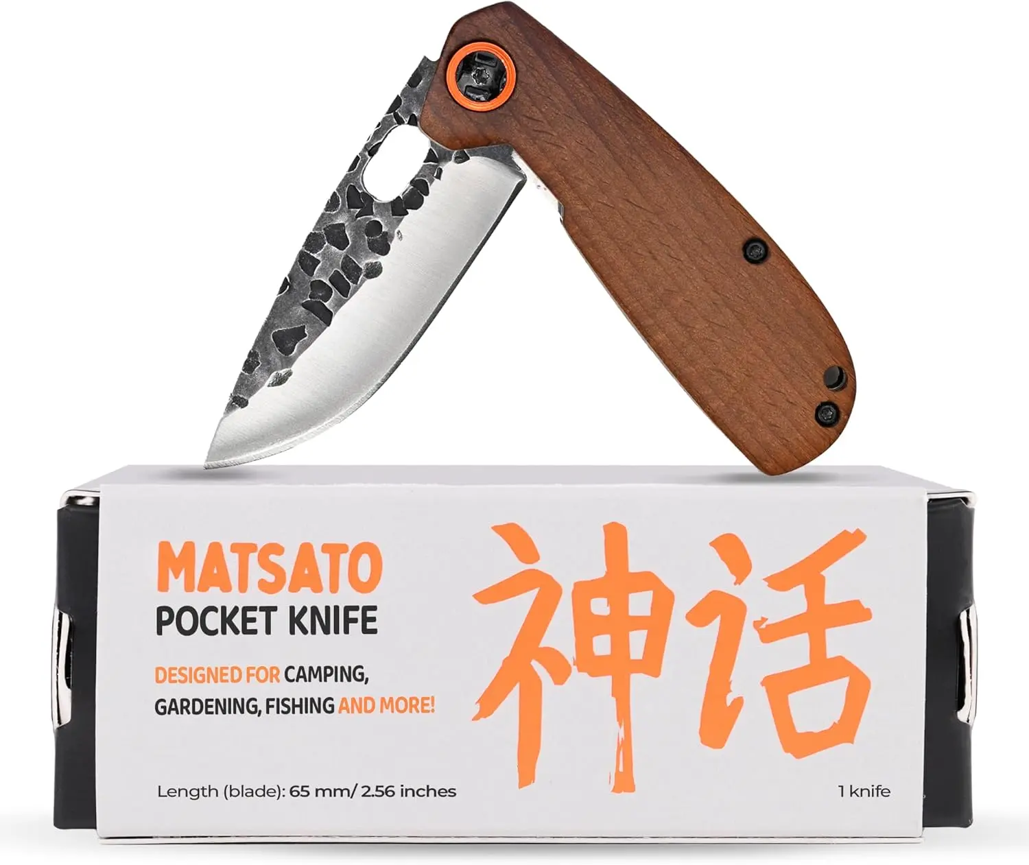 Matsato Folding Pocket Knife Small Pocket Knifes for Men & Women | EDC Camping Knive, Tactical Survival Knife Compact Folding Knife for Hunting, Fishing, Hiking and Outdoor Adventure 2.55 Inch