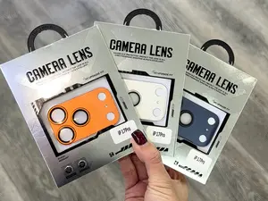 Smartphone Camera Protection Lens for IP 17 Pro and Premix - Upgrade Fit with Orange, White, and Black Options