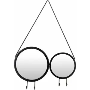 Cotmon Black Iron Frame Mirror