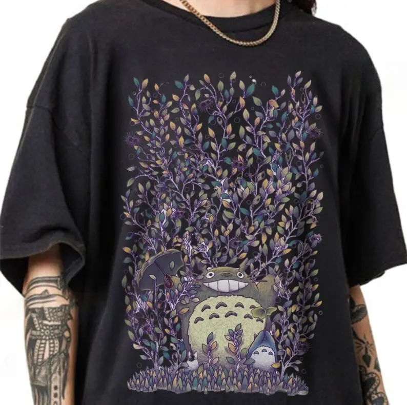 Comfort Colors Ghibli, Studio Ghibli Sweatshirt, Totoro Inspired Ghibli, Studio Ghibli Gift, Anime Lover Gift, Totoro Shirt, Totoro Hoodie