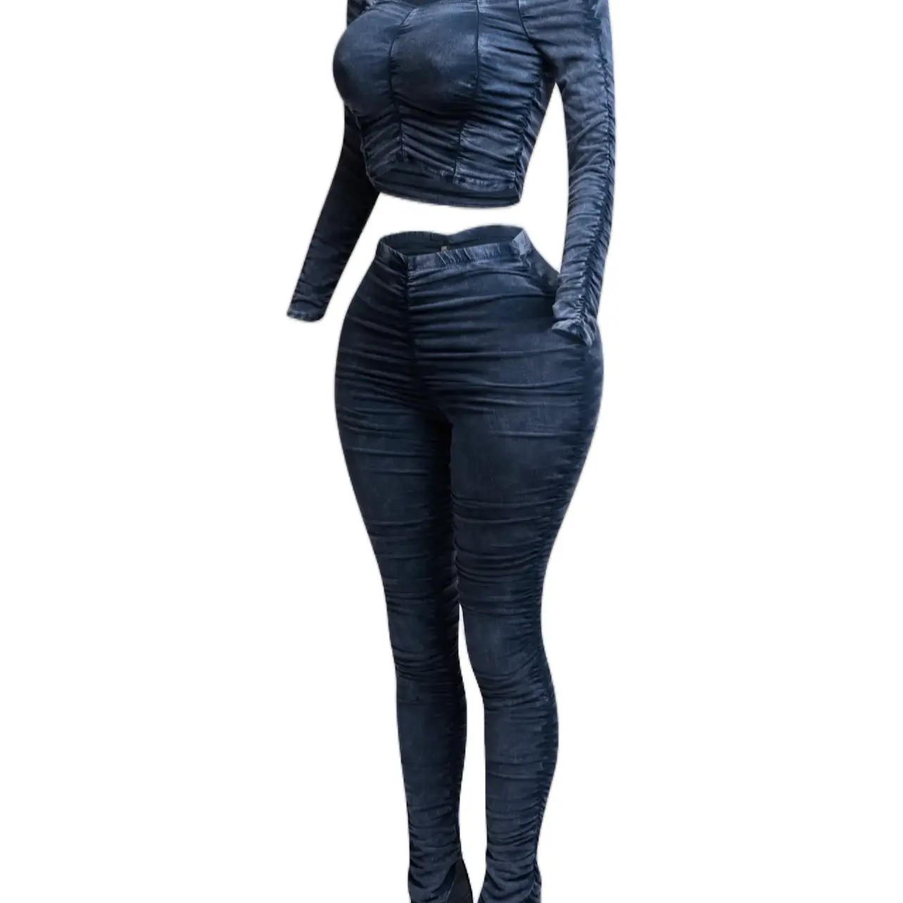 Distressed Denim 2pc set