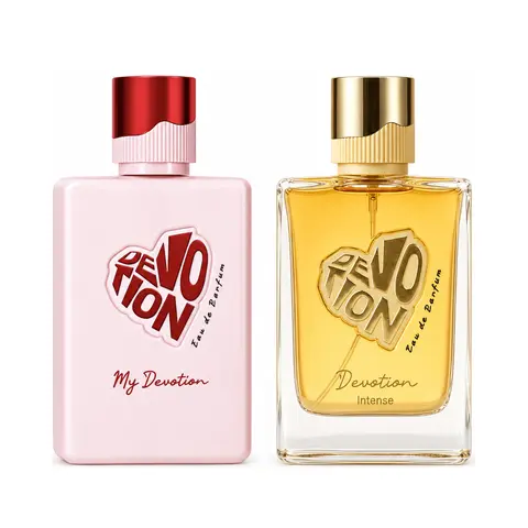 BHARARA Devotion Bundle Dual Edition Unisex EDP Duo Set - 100ML (3.4 OZ) Full Size Aromatic Floral Amber Fragrance Spray, Long-Wear Daily Use Fragrance, Confidence-Building Vanilla Scent