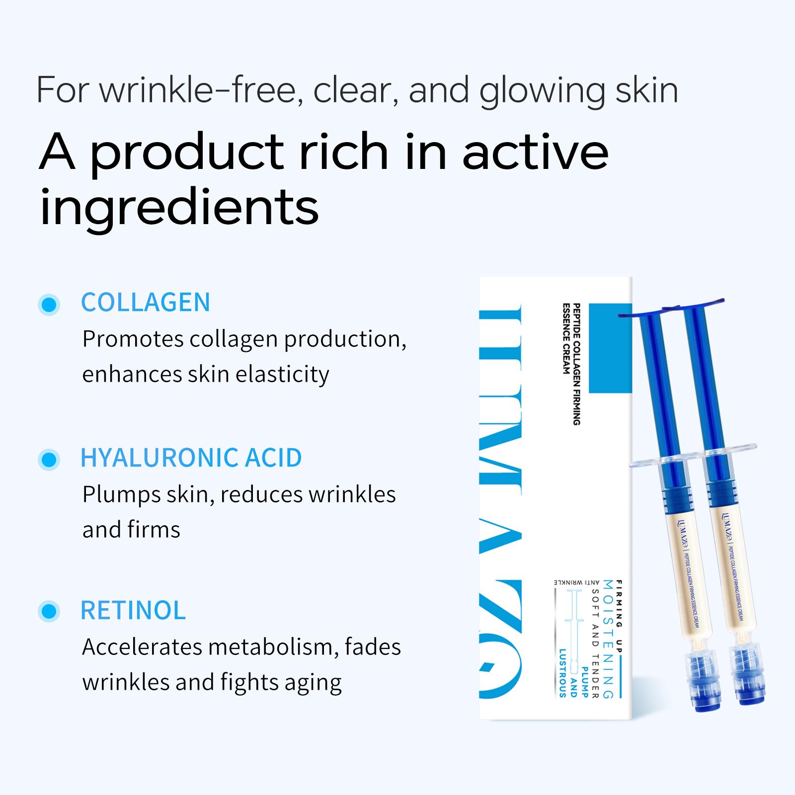 Peptide Collagen Elastic Moisturizing, Hydrating and Firming Essence Cream