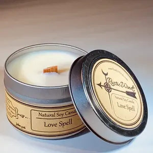 Love Spell - Soy Candle Decor candles wax premium candle holiday gift candle gift holiday gift natural soy Highly Scented perfect love spell small business first valentine handmade candle buy eco friendly decor present decorative candle woodwick batch mak
